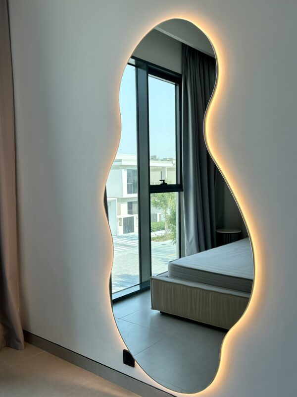 Miranda Curved Mirror with LED - Image 2